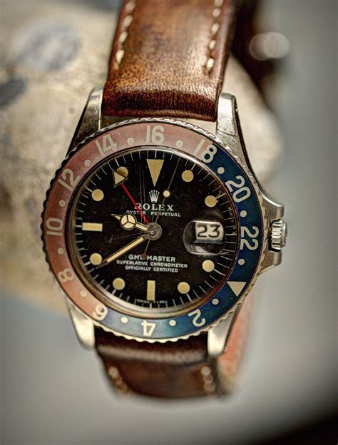 rolex gmt coke leather strap|Rolex gmt pepsi bezel.